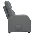 thumbnail image 2 of vidaXL Recliner Chair Anthracite Grey Faux Leather, 2 of 5