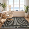 thumbnail image 3 of Design&I 9'x12' Washable Area Rug Farmhouse Abstract Geometric Moden Tapetes Para Sala Large Alfombras for Dining Room, Basement, Office, Snag-Free, 3 of 7