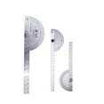thumbnail image 2 of Yeacher Stainless Steel 180 Degree Protractor Angle Finder Rotary Woodworking Measuring Ruler Craftsman Tool, 2 of 8