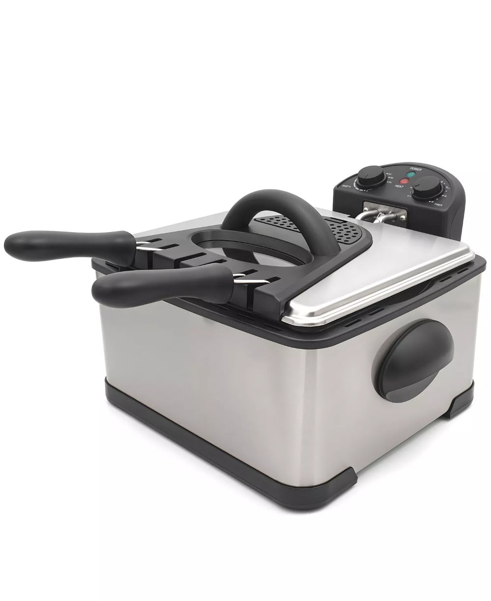 DeLonghi デロンギ フライヤー D14522DZ Free Shipping! De'Longhi 2.2 Lb. Cool Touch Roto Deep Fryer
