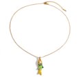 thumbnail image 4 of NICKSUN 18K Gold-Plated Stainless Steel Color-Dipped Fish Pendant Necklace - Minimalist Nautical Fashion Jewelry for Women, 4 of 8