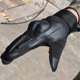 thumbnail image 3 of Heavy duty gloves, outdoor mountaineering protection, non-slip riding motorcycle touch screen adult gloves. (Military green, M), 3 of 5