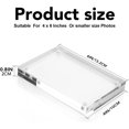 Acrylic Picture Frames 4x6 Inches Clear Frameless Set of
