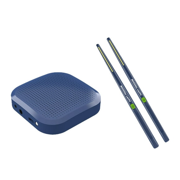 Navy Virtual Ar Air Drum Set, Motion Sensing Drumsticks Usb Rechargeable For Kids Adults Beginners Music Practice, 14.17X3.94X1.77In
