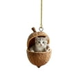 thumbnail image 5 of HomeDM Christmas Tree Decorations Animal Ornaments 2D Flat Acrylic Hanging Pendant for Christmas Tree Holiday Party Home Decor, 5 of 5
