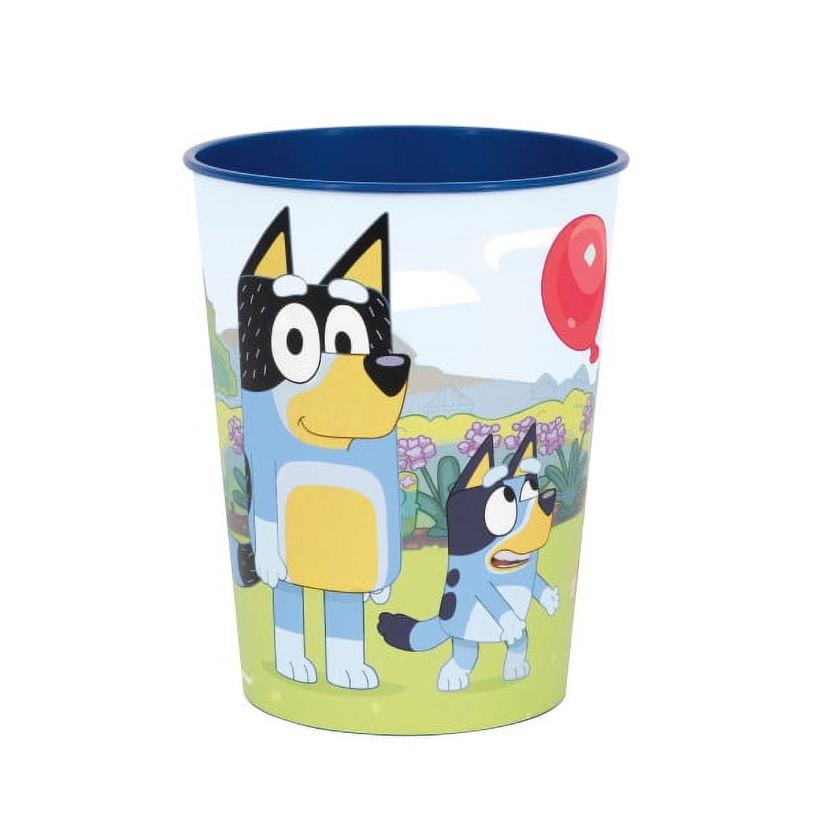 Unique Bluey Birthday Party Disposable Plastic Cups, Animal Print, 12 Count