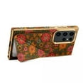 TWARI For Samsung Galaxy S24 S23 Ultra Vintage Flower Pattern Stand
