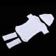 thumbnail image 4 of Trajes para recién nacidos pulgadas: mamelucos de , calcetines y sombreros blancos Macarena Conjunto de trajes de ropa de muñecas, 4 of 8
