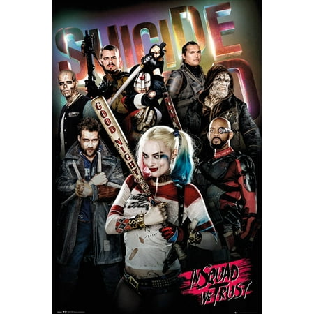- Suicide Squad In Squad We Trust Poster Print (24 x 36)