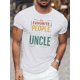 thumbnail image 1 of [Camiseta de tío, informal de verano] Camiseta informal de manga corta para hombre - "Mis personas favoritas me llaman tío" - Perfecta para el verano, camiseta deportiva de ocio, 1 of 5