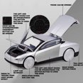 thumbnail image 4 of 1:32 Cybercab Robotaxi Driverless Taxi Alloy Metal Diecast Model Car Auto Parts Sales Store Central Control Ornament Decoration Gold Box, 4 of 6