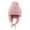 Pink, variant on UDIYO Baby Beanie hat Toddler boy Girl hat Kids Winter hat Knit Bean hat Winter Ear Cup Cap for 1-5 Years Old