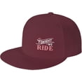 thumbnail image 2 of Tonight We Ride Hat Fashion Trucker Hat Flat Brim Baseball Caps, 2 of 9