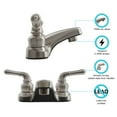 thumbnail image 2 of Dura Faucet Classical RV Lavatory Faucet - Brushed Satin Nickel, 2 of 4