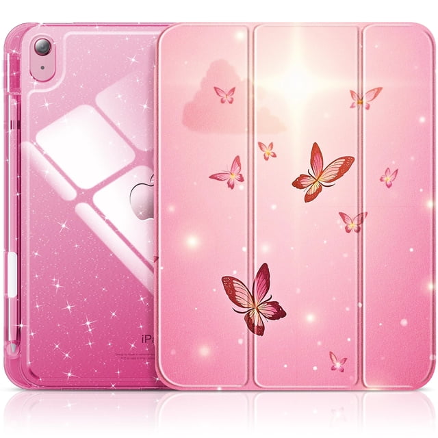 Funda para iPad INFILAND A16 11.ª generación 11" rosa con brillo