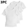 thumbnail image 4 of KyCheLot 3 Pack Ribbed Knit Tops for Girls Crew Neck Solid Color Short Sleeve T-Shirts Trendy Ruffle Trim T-Shirts, 4 of 7