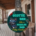 thumbnail image 3 of Scottish Terrier Dad Like a Regular Dad Only Cooler Happy Father's Day Round Wood Sign Scottie Dog Lover Gifts Hanging Wall Home Decor - 02007, 3 of 5