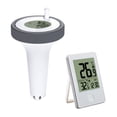 thumbnail image 1 of Clearance! Pool Floating Easy Read with Indoor Temperature Humidity Wireless Digital Pool IP67 for Swimming Pools Bathtubs Fishbowl Pond Thermometer,White, 1 of 7