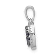 thumbnail image 2 of 14K White Gold Diamond  Sapphire Pendant XP4142S/AA, 2 of 4