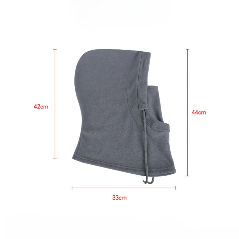 Warm Fleece Balaclava for Men Women Winter Face Mask Neck Warmer Hooded Cap Windproof Thermal Head Cover Beanies Bandana