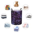 thumbnail image 4 of Fotbe Lilac Cesto de Ropa con Asas, Cesto Impermeable de Gran Capacidad, Bolsa de Lavado para Dormitorio, Cesto de Ropa con Ruedas y Asas-Small, 4 of 6