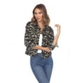 thumbnail image 1 of White Mark Veste en Denim Camouflage pour Femmes, 1 of 6