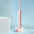 thumbnail image 5 of VANLOFE 6 Modes Electric Toothbrush With 4 Brush Heads Portable travel toothbrush Pink, 5 of 7