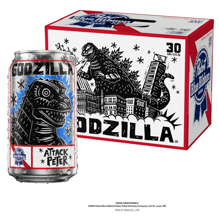 Pabst Blue Ribbon Beer, 30 Pack, 12 fl oz Aluminum Cans, 4.7% ABV