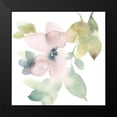 thumbnail image 2 of Goldberger, Jennifer 20x20 Black Modern Framed Museum Art Print Titled - Sweet Petals and Leaves IV, 2 of 5
