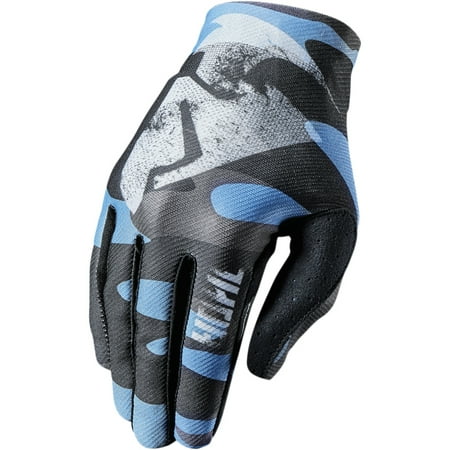 Thor Void Gloves Short Cuff (Covert Black/Blue,