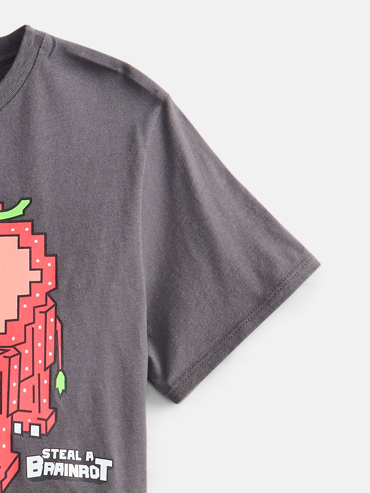 Roblox "Steal a Brainrot" Girls' Short Sleeve Graphic T-Shirt, Sizes 4-18