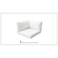 thumbnail image 2 of TK Classics Coussins 4" pour Chaises d'Angle en Voile Blanche, 2 of 3