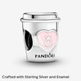 thumbnail image 4 of Abalorio Pandora para taza de café Take a Break, compatible Moments, de plata de ley, regalo con caja de regalo, 4 of 7