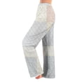 thumbnail image 2 of Halloween Pajama Pants Women with Pumpkin Pattern Long Sleep Pants | Stretch Elastic Waist Wide Leg Loungewear Cozy Spooky-Season Everyday Bottoms Beige XXL, 2 of 9