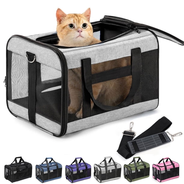 Transportín para mascotas aprobado por Conlun Airline para gatos y perros de hasta 7 kg