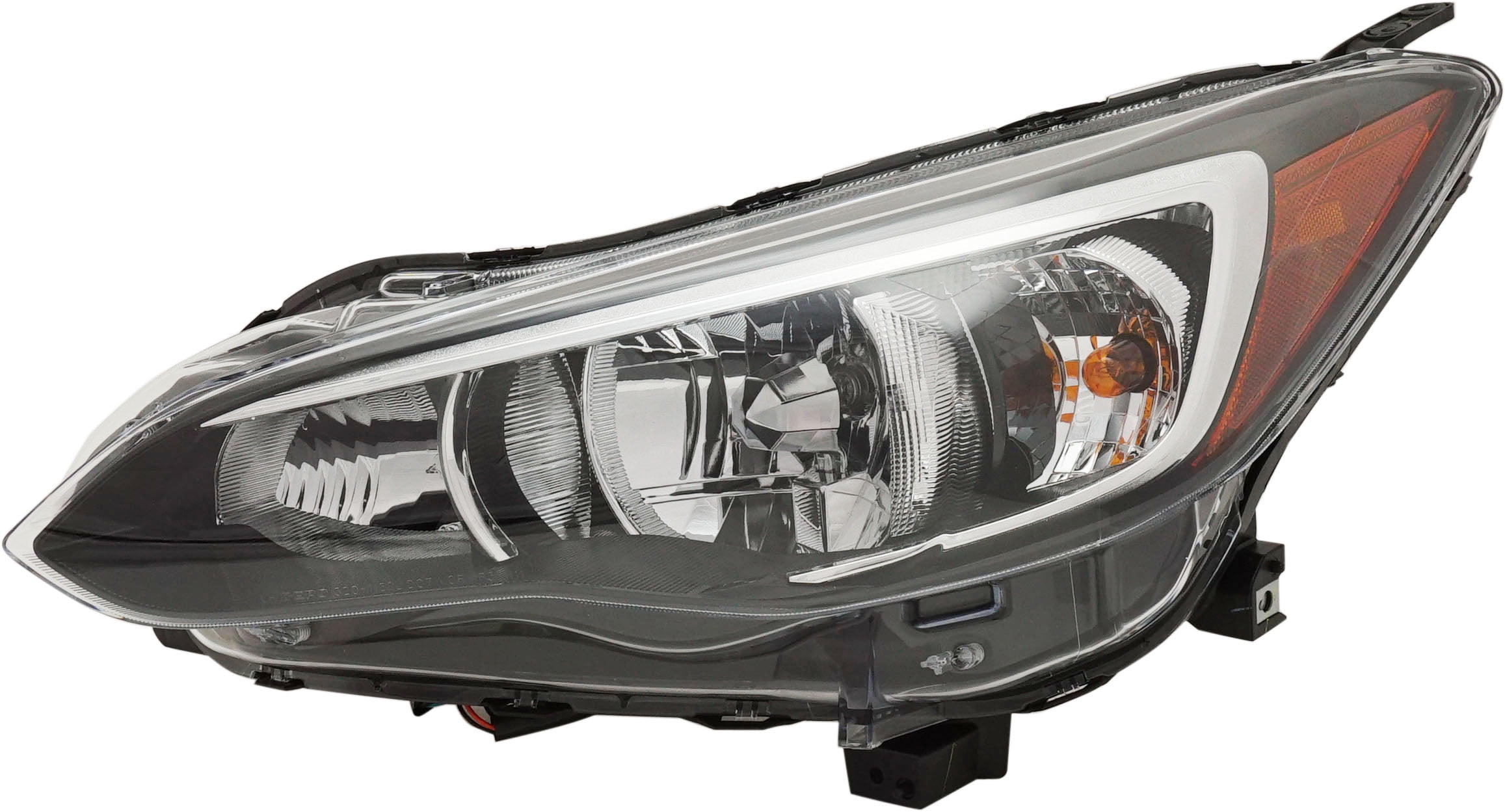 Replacement RS10010010 Headlight Compatible With 2017-2020 Subaru Impreza Left Driver Halogen With bulb(s)