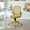 Yellow, variant on Noble House Ergonomic Mesh Swivel Office Chair, Lifting Multifunction Task Chair with Flip Arms and Mid-Backrest, Purple