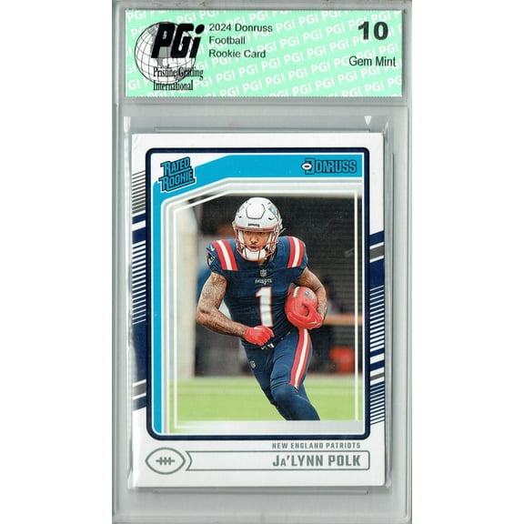 Ja'Lynn Polk 2024 Donruss #373 Football Rookie Card PGI 10