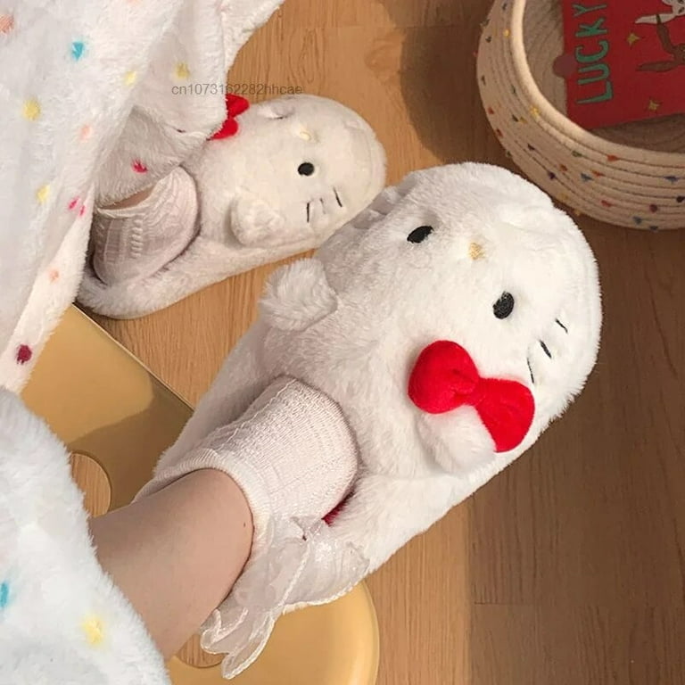 Hello kitty store slippers walmart