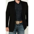 thumbnail image 3 of Circle S Western Sport Coat Mens Carson City Button 46 L Black CC2144, 3 of 4