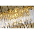 thumbnail image 3 of Design Living 60-Light Brass Stainless Steel Chandelier With Clear Crystals, 3 of 6