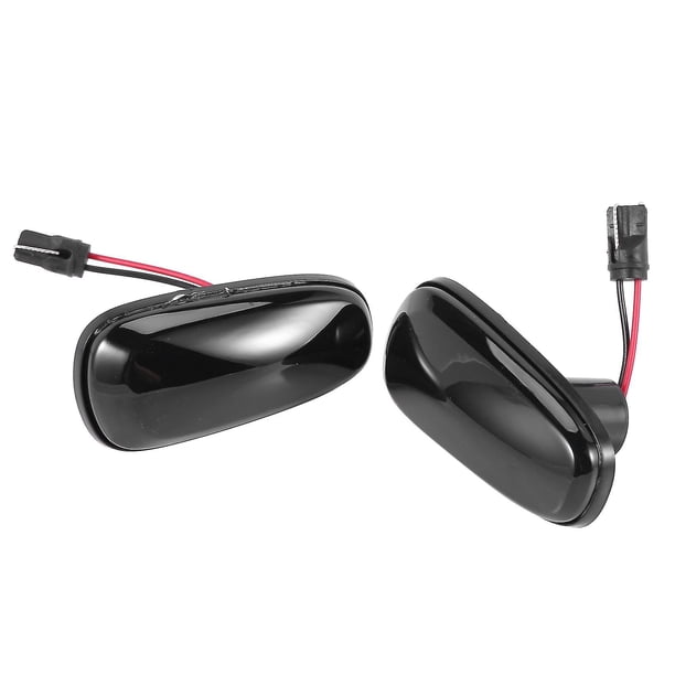 2pcs Car Side Marker Light Led Turn Signal Indicator Lamp For Opel Zafira A 99-05 G 98-09 Black