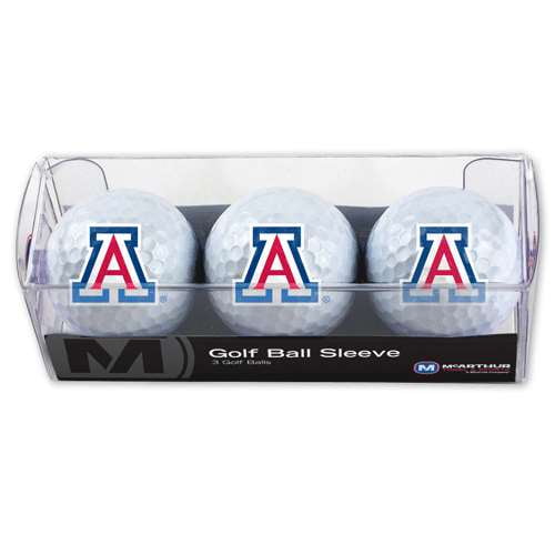 WinCraft Arizona Wildcats Golf Balls, 3 Pack