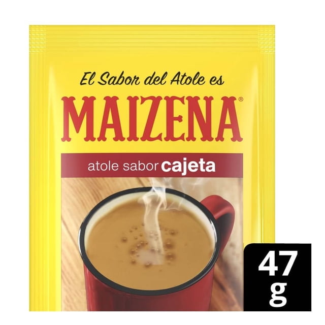 Fécula de maíz Maizena atole fortificado sabor cajeta 47 g
