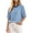 Sky Blue, variant on yillto Womens Striped Tee Oversized Baggy Short Sleeve Tops Casual Crewneck Loose Summer Tshirts
