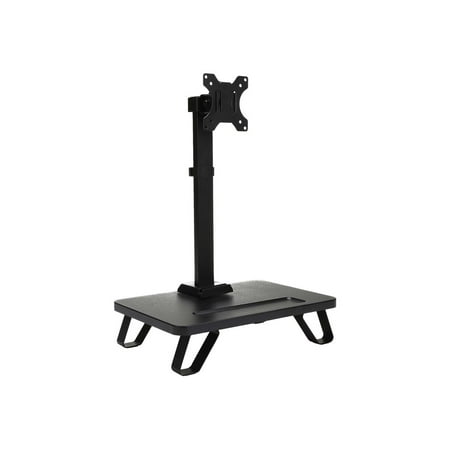 Mind Reader - Single LCD Monitor Desk Stand - Black