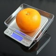 thumbnail image 3 of 3kg/0.1g 500g/0.01g Stainless Steel Digital LCD Kitchen Jewelry Electronic Scale, 3 of 5