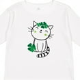 thumbnail image 4 of Inktastic St Patricks Day Irish Kitty Cat Girls Long Sleeve Toddler T-Shirt, 4 of 5