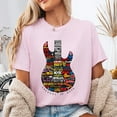 thumbnail image 3 of Legends of Rock Guitar T-Shirt | Vintage Rock Music Graphic Tee | Unisex Retro Band Style Shirt, 3 of 6