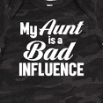 thumbnail image 4 of Inktastic My Aunt is a Bad Influence Boys or Girls Baby Bodysuit, 4 of 5